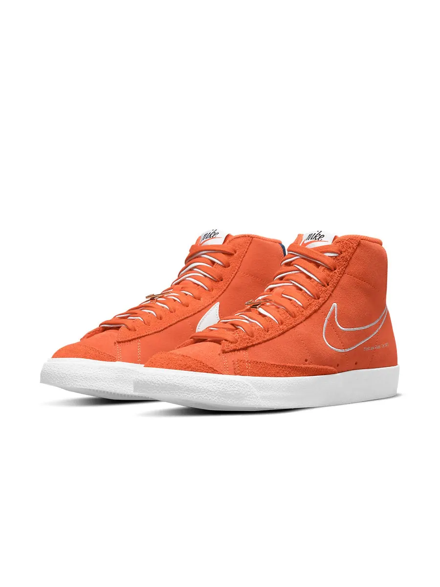 Кроссовки Nike Blazer Mid '77 'First Use - Orange' — изображение 3 из 6, оранжевый