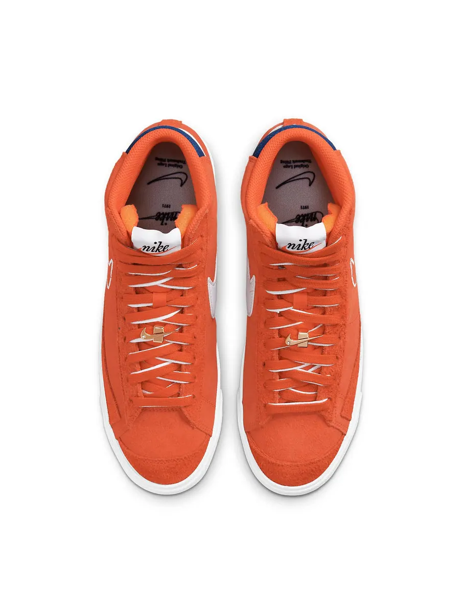 Кроссовки Nike Blazer Mid '77 'First Use - Orange' — изображение 4 из 6, оранжевый