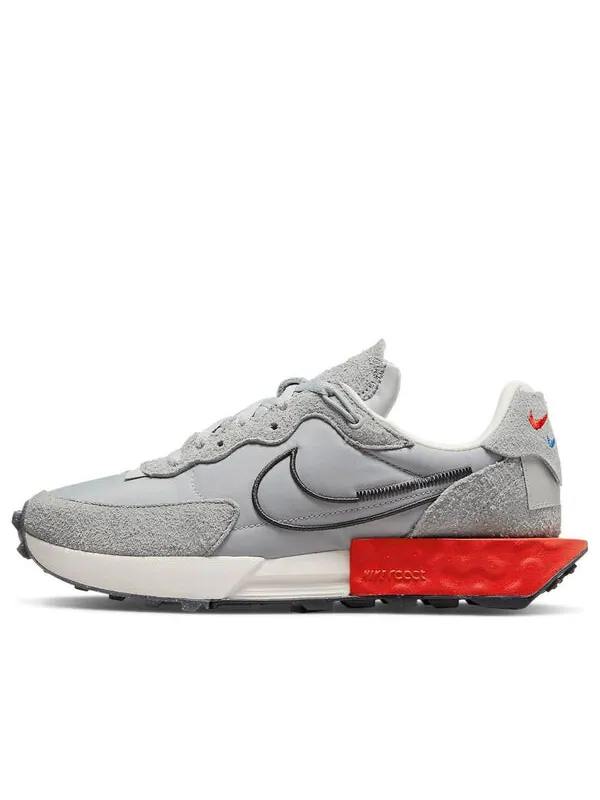 Кеды фонтанка вафля Nike — изображение 1 из 4, серый/красный