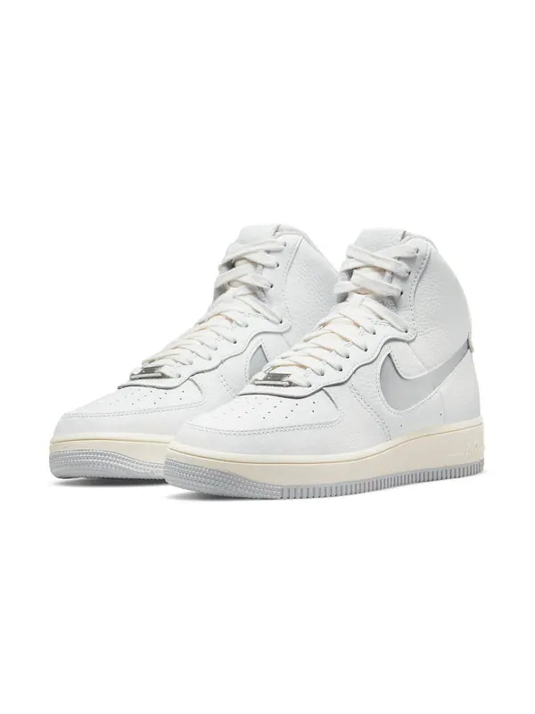Кроссовки air force 1 high sculpt Nike — изображение 3 из 4, светлый серый/белый
