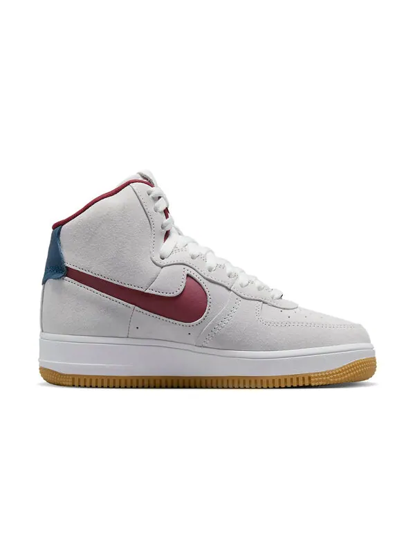 Кроссовки air force 1 high sculpt Nike — изображение 2 из 4, серый/красный/синий