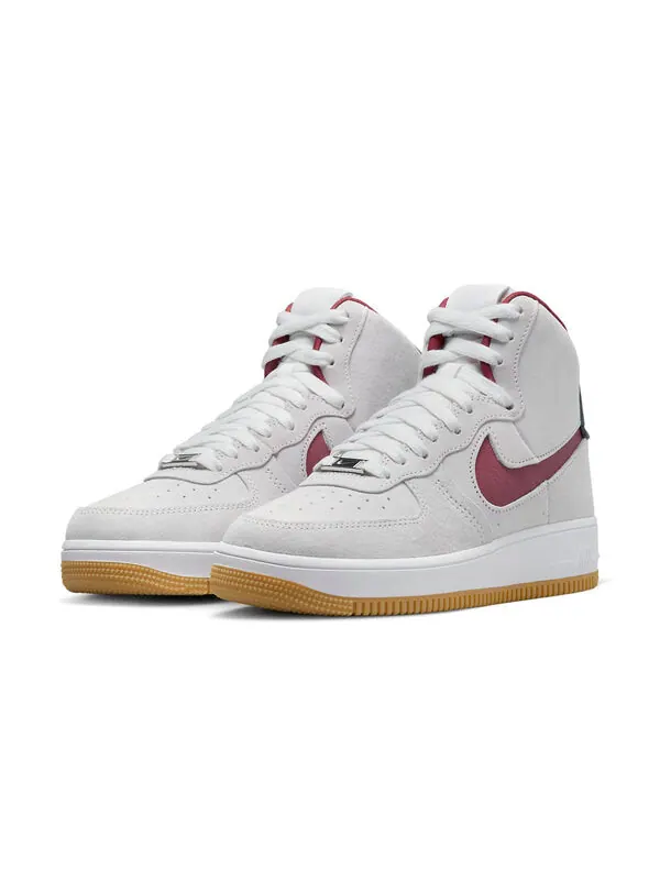 Кроссовки air force 1 high sculpt Nike — изображение 3 из 4, серый/красный/синий