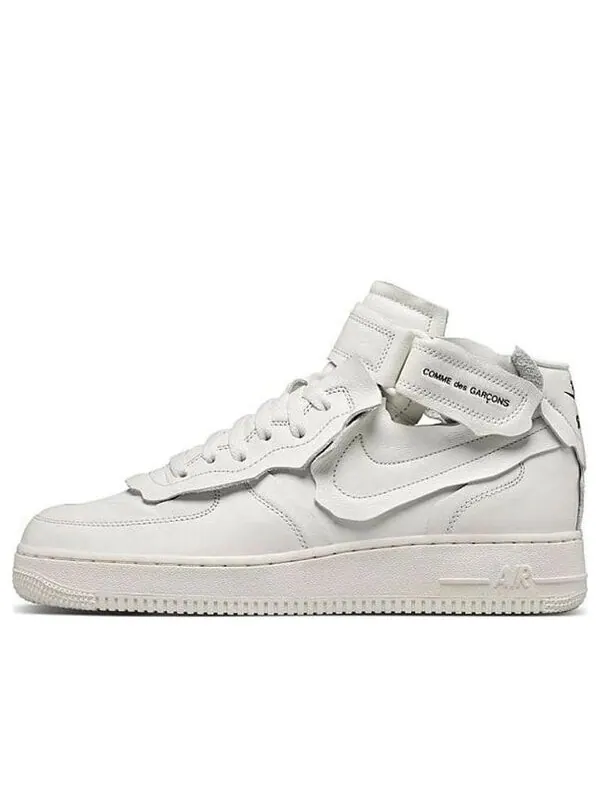 Кроссовки x Comme Des garcons Air Force 1 Mid Nike — изображение 1 из 4, белый