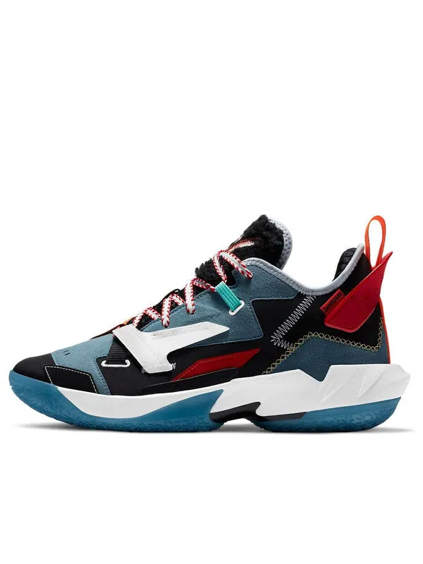 Кроссовки facetasm x why not zer0.4 premium pf Air Jordan — изображение 1 из 4, черный/синий/оранжевый