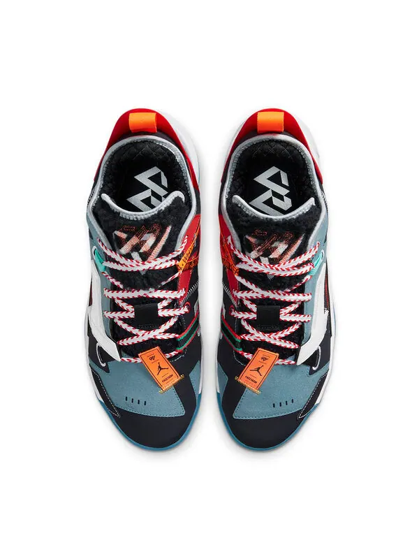 Кроссовки facetasm x why not zer0.4 premium pf Air Jordan — изображение 4 из 4, черный/синий/оранжевый