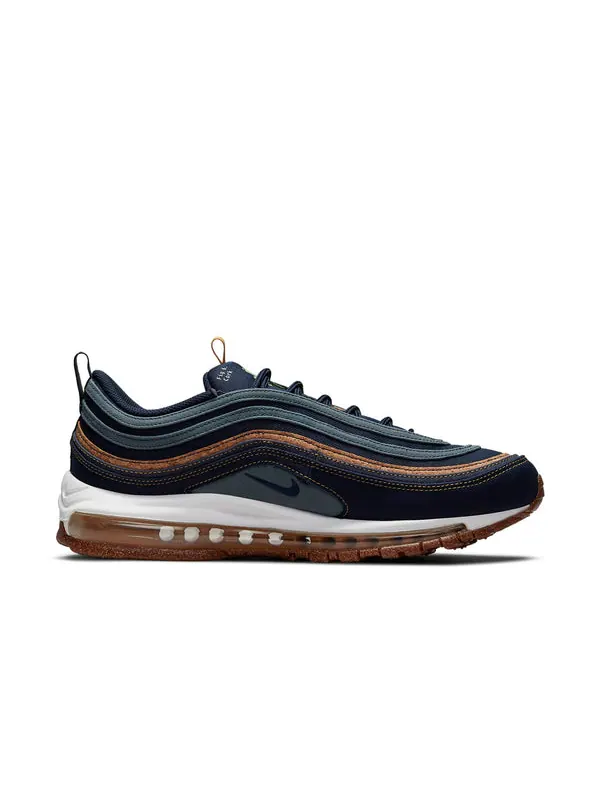 Кроссовки air max 97 se 'cork - obsidian' Nike — изображение 2 из 4, синий/белый