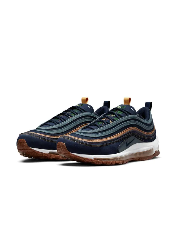 Кроссовки air max 97 se 'cork - obsidian' Nike — изображение 3 из 4, синий/белый