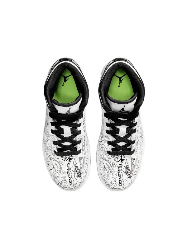 Кроссовки 1 средний размер Air Jordan — изображение 4 из 4, белый/черный