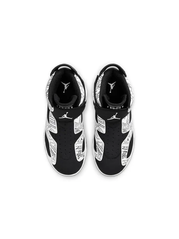 Кроссовки 6 ретро little flex se Air Jordan — изображение 4 из 4, черный/белый
