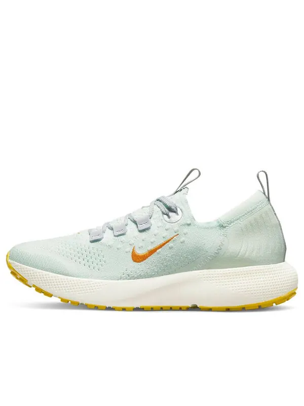 Кроссовки React Escape Run Flyknit Nike — изображение 1 из 4, зеленый/оранжевый