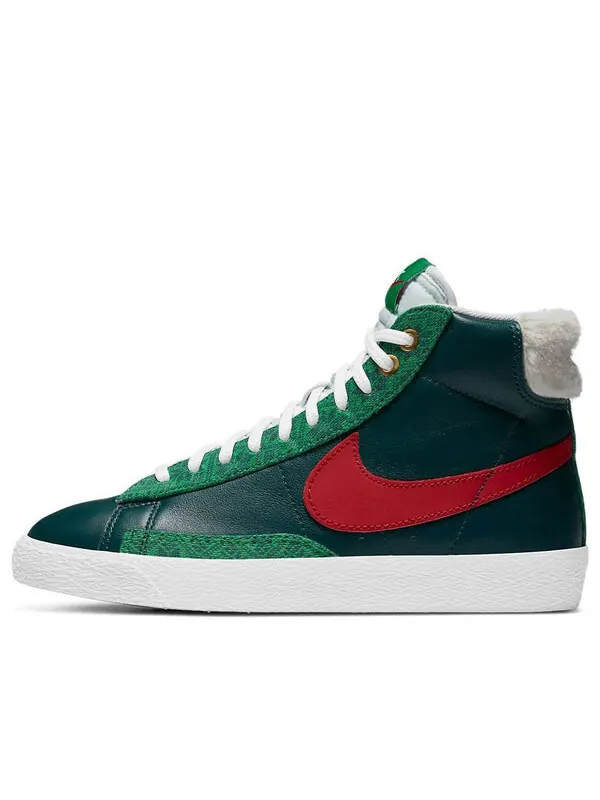Кроссовки blazer mid '77 vintage 'christmas sweater' Nike — изображение 1 из 4, черный/зеленый/красный