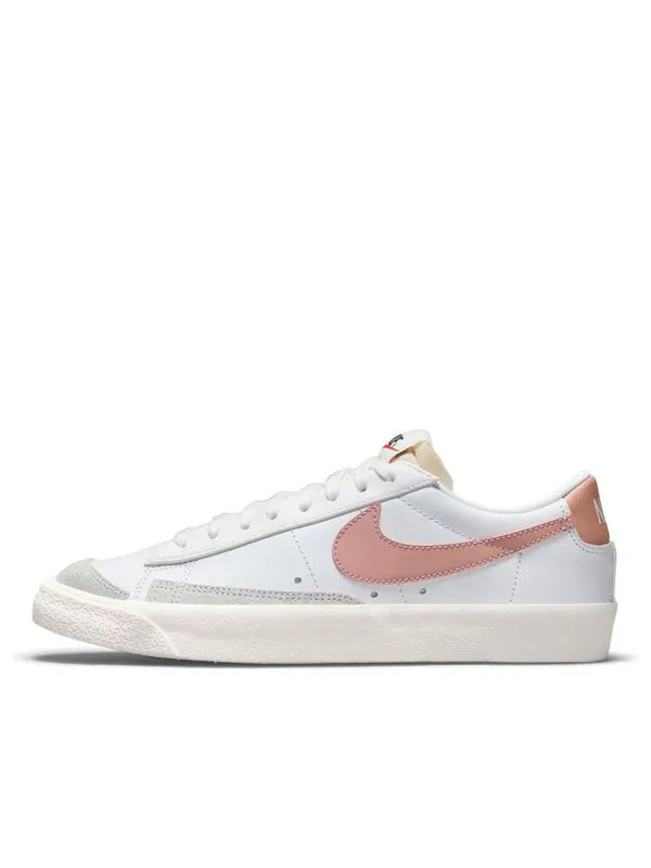 Кроссовки blazer low '77 'white rose whisper' Nike — изображение 1 из 4, белый/серый/розовый