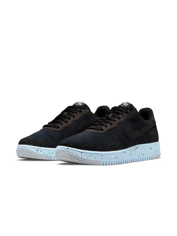 Кроссовки air force 1 crater flyknit Nike — изображение 3 из 4, черный/черный-синий