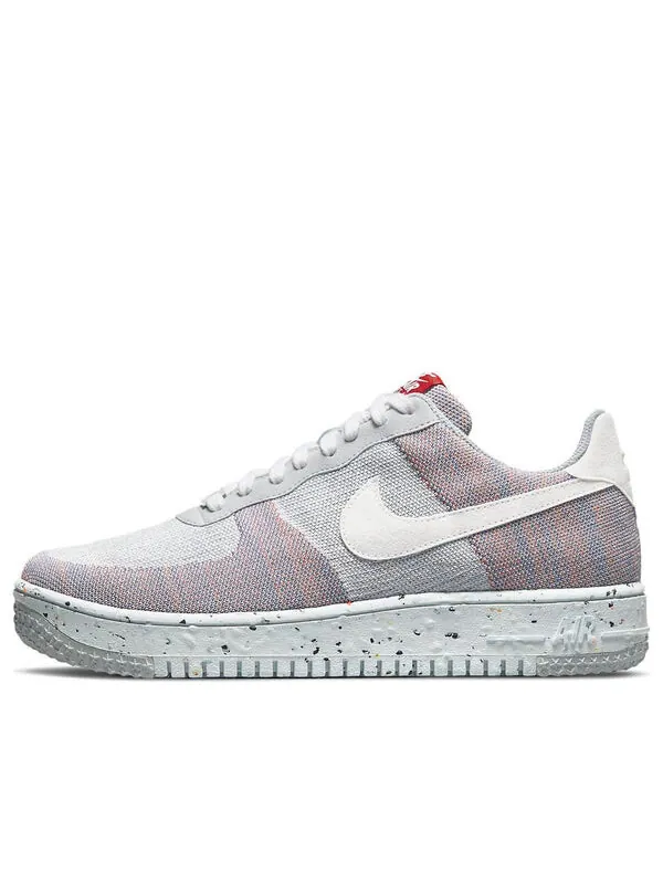 Кроссовки air force 1 crater flyknit Nike — изображение 1 из 4, серый/белый