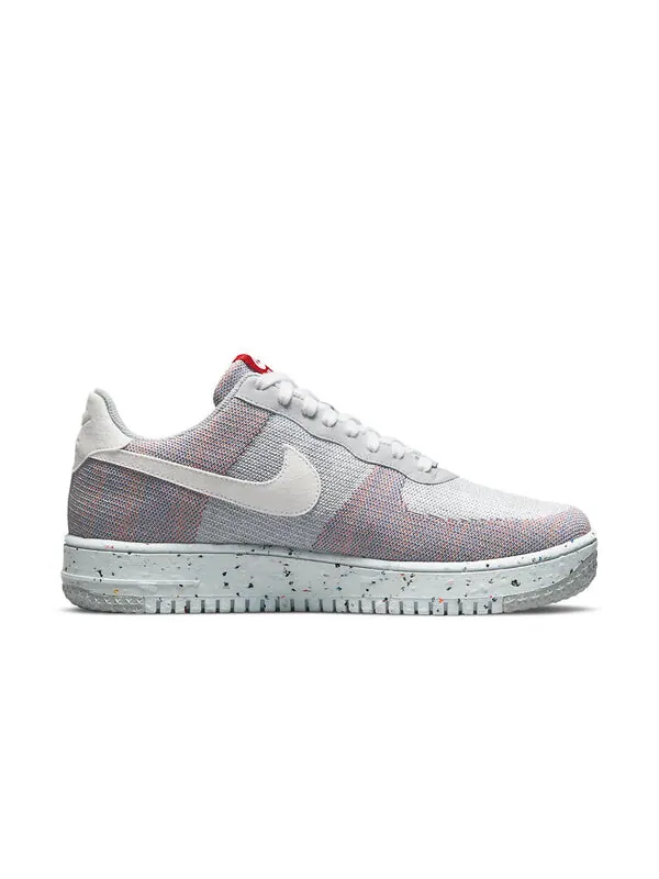 Кроссовки air force 1 crater flyknit Nike — изображение 2 из 4, серый/белый