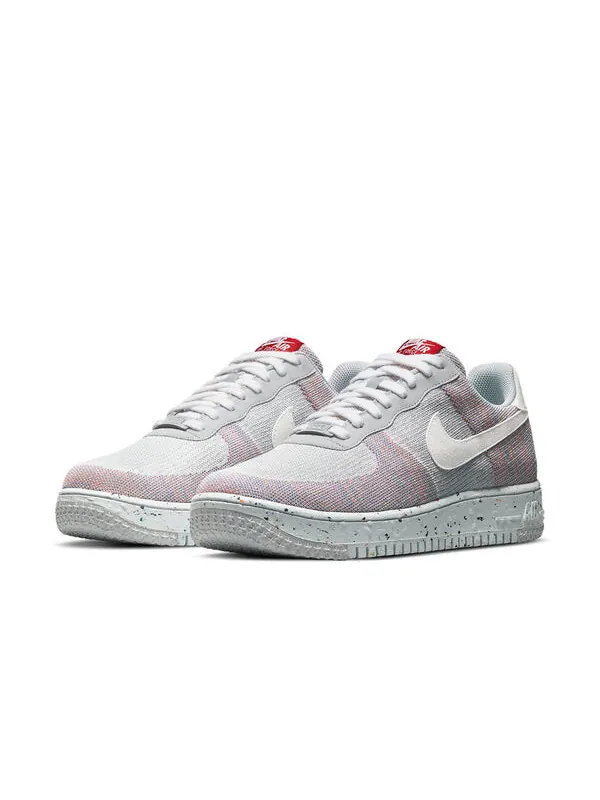 Кроссовки air force 1 crater flyknit Nike — изображение 3 из 4, серый/белый