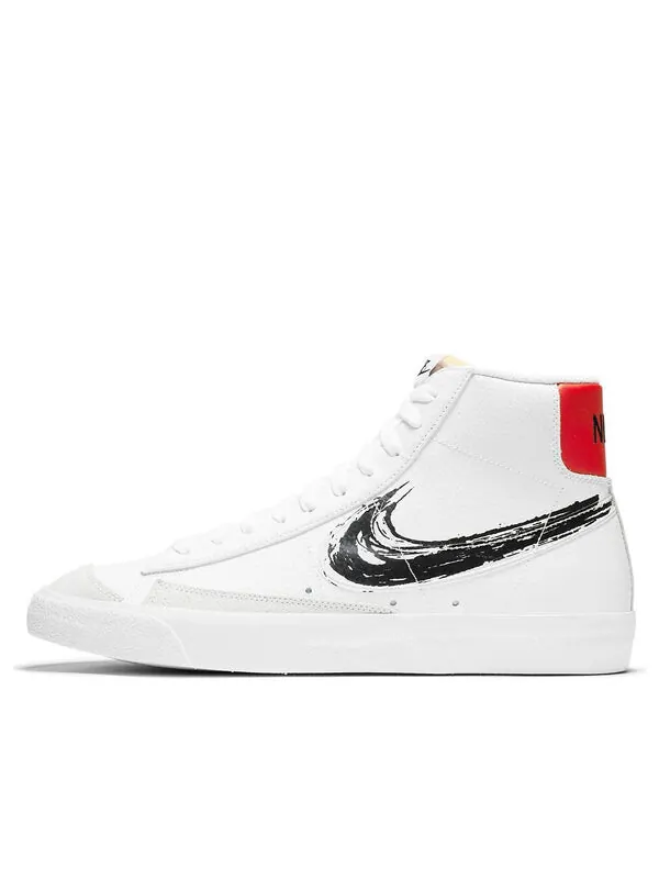 Кроссовки blazer mid '77 vintage 'brushstroke' Nike — изображение 1 из 4, белый