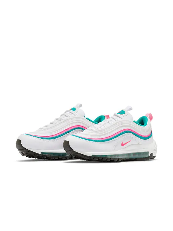 Кроссовки air max 97 Nike — изображение 3 из 4, белый/розовый/зеленый
