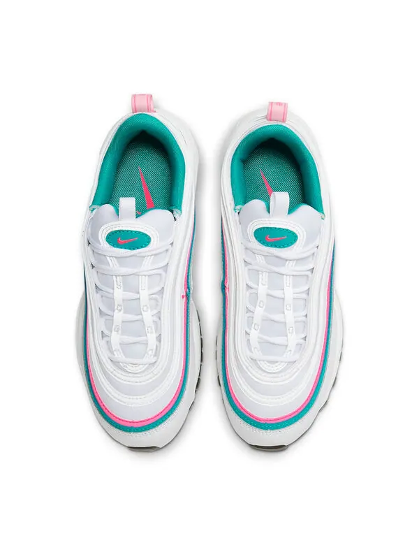 Кроссовки air max 97 Nike — изображение 4 из 4, белый/розовый/зеленый