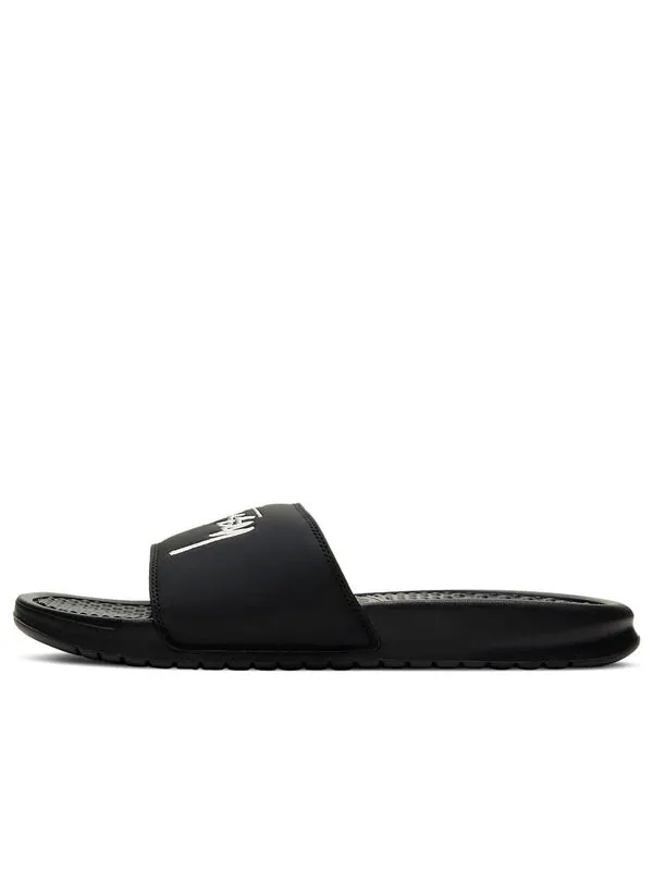 Тапочки x stussy benassi Nike — изображение 1 из 4, черный