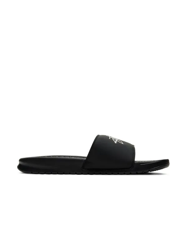 Тапочки x stussy benassi Nike — изображение 2 из 4, черный