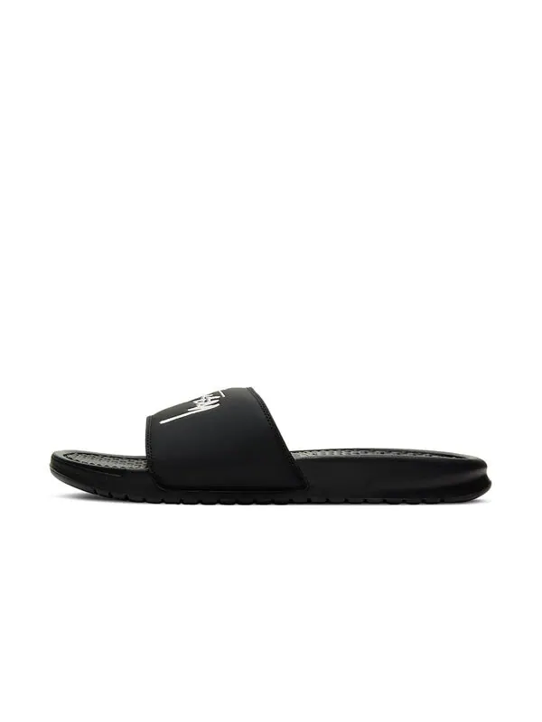 Тапочки x stussy benassi Nike — изображение 3 из 4, черный