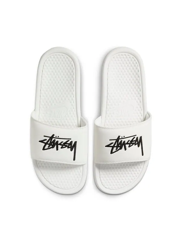Тапочки x stussy benassi Nike — изображение 4 из 4, белый