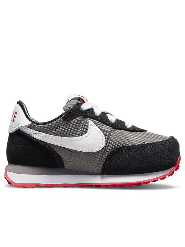 Кроссовки waffle trainer 2 'flat pewter black' Nike — изображение 2 из 4, черный/красный/белый