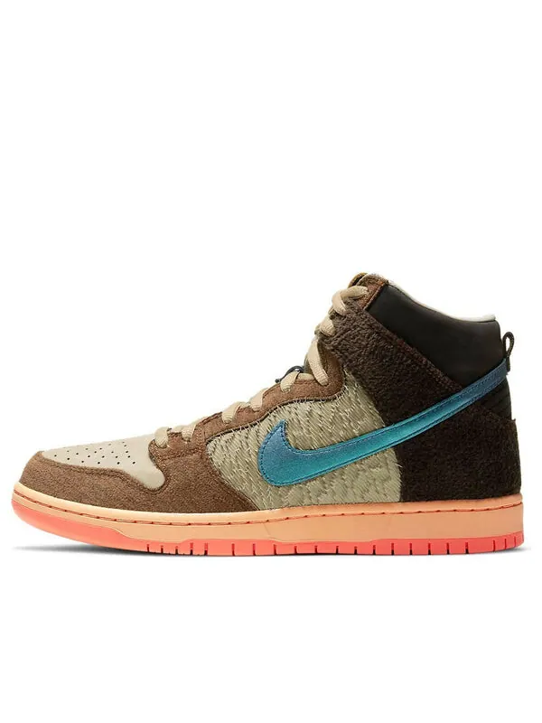 Кроссовки x concept sb dunk high pro скейтборд Nike — изображение 1 из 4, коричневый/зеленый