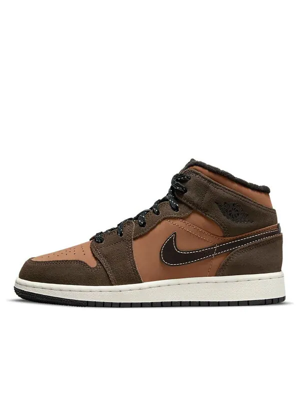 Кроссовки 1 средний размер Air Jordan — изображение 1 из 4, коричневый