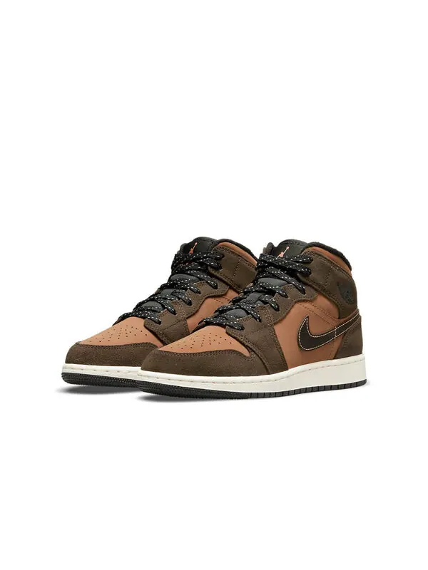 Кроссовки 1 средний размер Air Jordan — изображение 3 из 4, коричневый