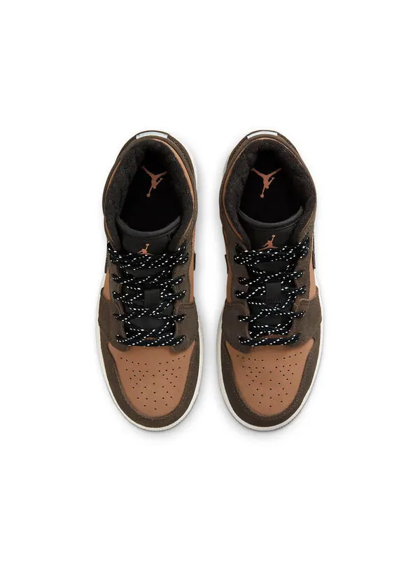 Кроссовки 1 средний размер Air Jordan — изображение 4 из 4, коричневый