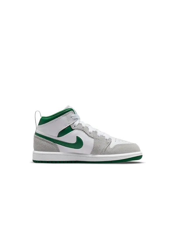 Кроссовки 1 средний размер Air Jordan — изображение 2 из 4, белый/зеленый