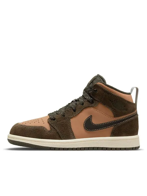Кроссовки 1 средний размер Air Jordan — изображение 1 из 4, коричневый