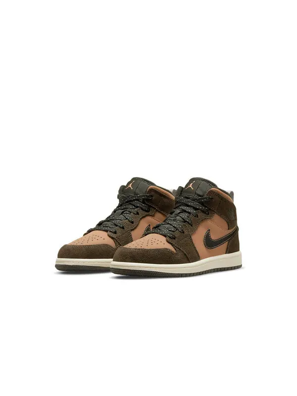 Кроссовки 1 средний размер Air Jordan — изображение 3 из 4, коричневый