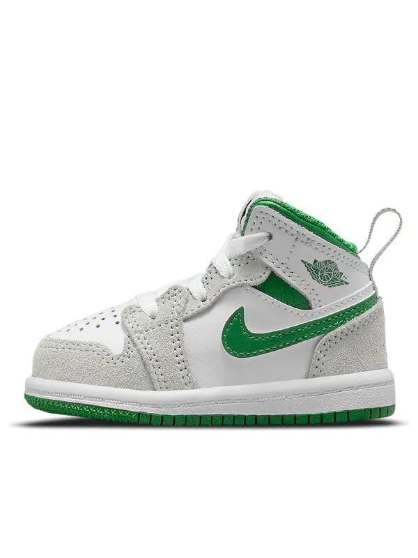 Кроссовки 1 средний размер Air Jordan — изображение 1 из 4, белый/зеленый