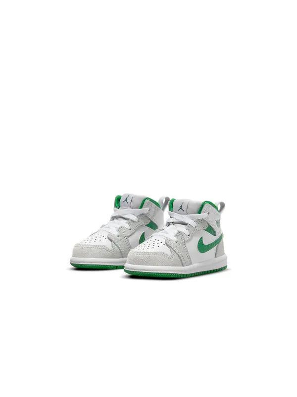 Кроссовки 1 средний размер Air Jordan — изображение 3 из 4, белый/зеленый