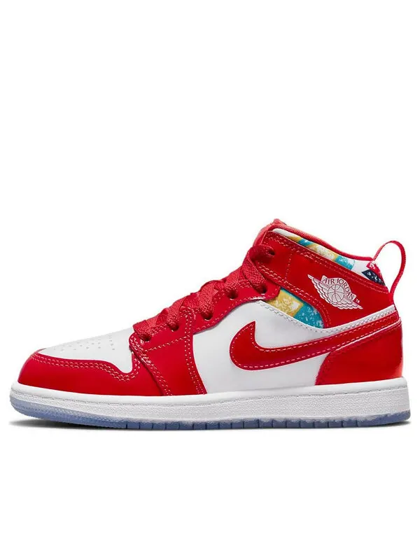 Кроссовки 1 средний размер Air Jordan — изображение 1 из 4, красный/белый
