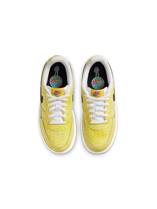 Кроссовки air force 1 lv8 3 Nike — изображение 4 из 4, белый/желтый/синий