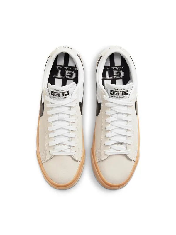 Кроссовки zoom blazer low pro gt sb Nike — изображение 4 из 4, белый/черный