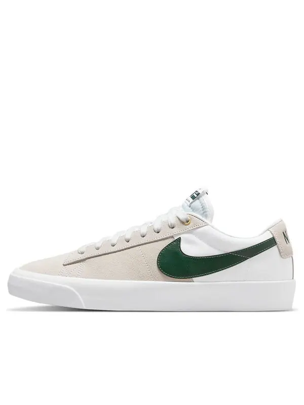 Кроссовки zoom blazer low pro gt sb Nike — изображение 1 из 4, белый/кремовый/зеленый