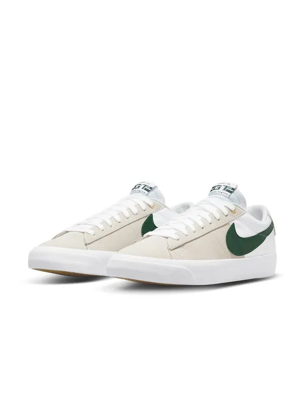Кроссовки zoom blazer low pro gt sb Nike — изображение 3 из 4, белый/кремовый/зеленый