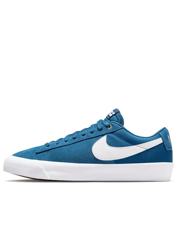 Кроссовки zoom blazer low pro gt sb Nike — изображение 1 из 4, синий/белый