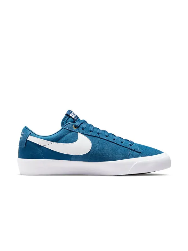 Кроссовки zoom blazer low pro gt sb Nike — изображение 2 из 4, синий/белый