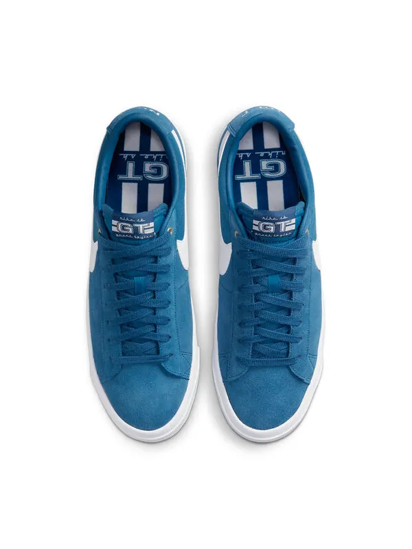 Кроссовки zoom blazer low pro gt sb Nike — изображение 4 из 4, синий/белый