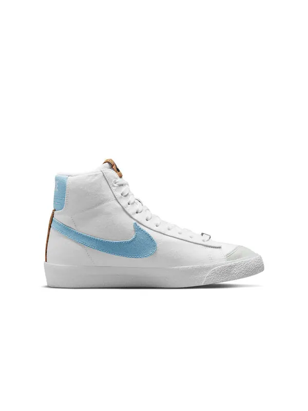 Кроссовки blazer mid '77 se 'indigo' Nike — изображение 2 из 4, белый