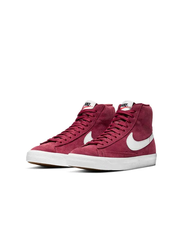 Кроссовки blazer mid '77 suede 'team red' Nike — изображение 3 из 4, красный/белый