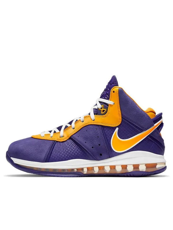 Кроссовки леброн 8 Nike — изображение 1 из 4, фиолетовый/золотистый