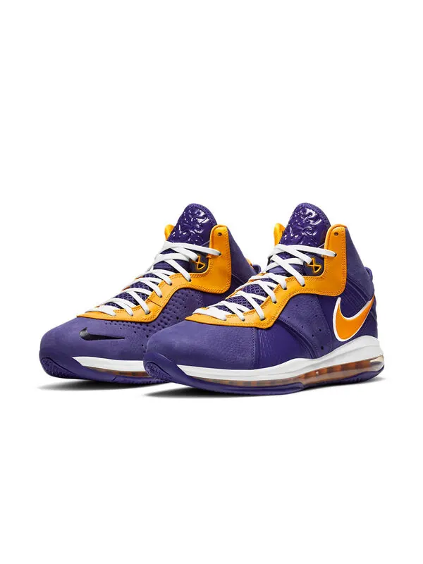 Кроссовки леброн 8 Nike — изображение 3 из 4, фиолетовый/золотистый