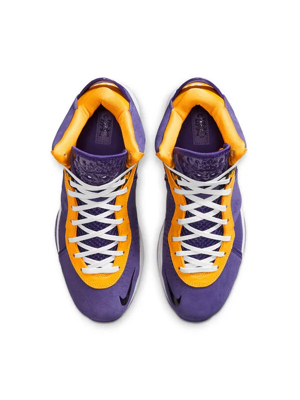 Кроссовки леброн 8 Nike — изображение 4 из 4, фиолетовый/золотистый